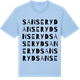 Blue Soul t-shirt med Sanseryd ordlek t-shirt