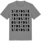 Mid Heather Gray t-shirt med Säryd ordlek t-shirt