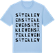 Blue Soul t-shirt med Sätekleven ordlek t-shirt