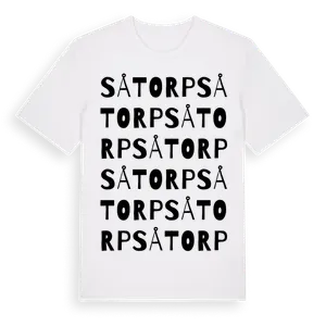 Såtorp ordlek t-shirt – ekologisk bomull t-shirt från Pinshirt