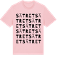 Pink Cotton t-shirt med Sätret ordlek t-shirt