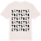Vintage White t-shirt med Sätret ordlek t-shirt