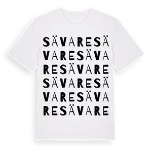 Sävare ordlek t-shirt – ekologisk bomull t-shirt från Pinshirt