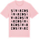 Pink Cotton t-shirt med Sävared ordlek t-shirt