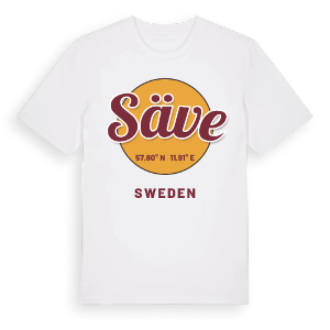 Säve cirkel t-shirt – ekologisk bomull t-shirt från Pinshirt