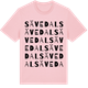 Pink Cotton t-shirt med Sävedal ordlek t-shirt