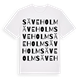 White t-shirt med Säveholm ordlek t-shirt