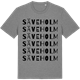 Mid Heather Gray t-shirt med Säveholm ordlek t-shirt
