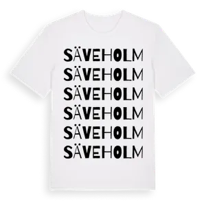 Säveholm ordlek t-shirt – ekologisk bomull t-shirt från Pinshirt