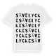 White t-shirt med Sävelycke ordlek t-shirt