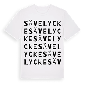 Sävelycke ordlek t-shirt – ekologisk bomull t-shirt från Pinshirt