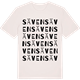 Vintage White t-shirt med Säven ordlek t-shirt