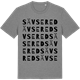 Mid Heather Gray t-shirt med Sävsered ordlek t-shirt