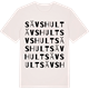 Vintage White t-shirt med Sävshult ordlek t-shirt