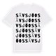 White t-shirt med Sävsjöos ordlek t-shirt
