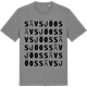 Mid Heather Gray t-shirt med Sävsjöos ordlek t-shirt