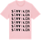 Pink Cotton t-shirt med Sävviken ordlek t-shirt