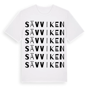 Sävviken ordlek t-shirt – ekologisk bomull t-shirt från Pinshirt