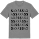 Mid Heather Gray t-shirt med Saxås ordlek t-shirt