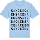 Blue Soul t-shirt med Saxebäcken ordlek t-shirt