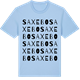 Blue Soul t-shirt med Saxebo ordlek t-shirt
