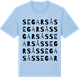 Blue Soul t-shirt med Segarsås ordlek t-shirt