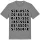 Mid Heather Gray t-shirt med Segarsås ordlek t-shirt
