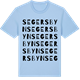 Blue Soul t-shirt med Segersbyn ordlek t-shirt