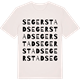 Vintage White t-shirt med Segerstad ordlek t-shirt