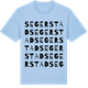 Blue Soul t-shirt med Segerstad ordlek t-shirt