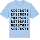 Blue Soul t-shirt med Segerstorp ordlek t-shirt