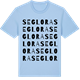 Blue Soul t-shirt med Seglora ordlek t-shirt