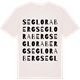 Vintage White t-shirt med Segloraberg ordlek t-shirt