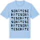 Blue Soul t-shirt med Senäte ordlek t-shirt