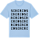 Blue Soul t-shirt med Senered ordlek t-shirt