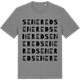 Mid Heather Gray t-shirt med Senered ordlek t-shirt