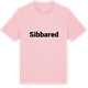 Pink Cotton t-shirt med Sibbared fetstil t-shirt