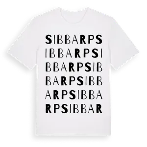 Sibbarp ordlek t-shirt – ekologisk bomull t-shirt från Pinshirt