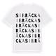 White t-shirt med Sibräcka ordlek t-shirt