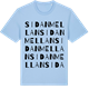 Blue Soul t-shirt med Sidan Mellan ordlek t-shirt