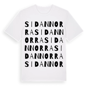 Sidan Norra ordlek t-shirt – ekologisk bomull t-shirt från PinShirt