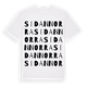 Sidan Norra ordlek t-shirt