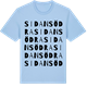 Blue Soul t-shirt med Sidan Södra ordlek t-shirt