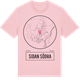 Pink Cotton t-shirt med Sidan Södra t-shirt