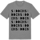 Mid Heather Gray t-shirt med Sidden ordlek t-shirt