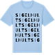 Blue Soul t-shirt med Sigelhult ordlek t-shirt