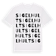 Sigelhult ordlek t-shirt