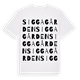 Siggagården ordlek t-shirt
