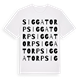 Siggatorp ordlek t-shirt