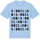 Blue Soul t-shirt med Siggelanda ordlek t-shirt